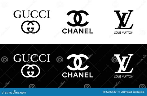 gucci and chanel logo on jackets and sweaters|Gucci and Chanel logos.